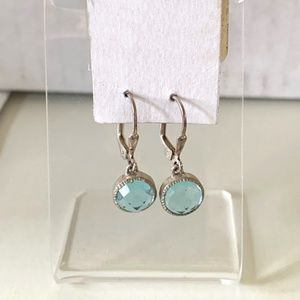 Silver  Quartz Earrings